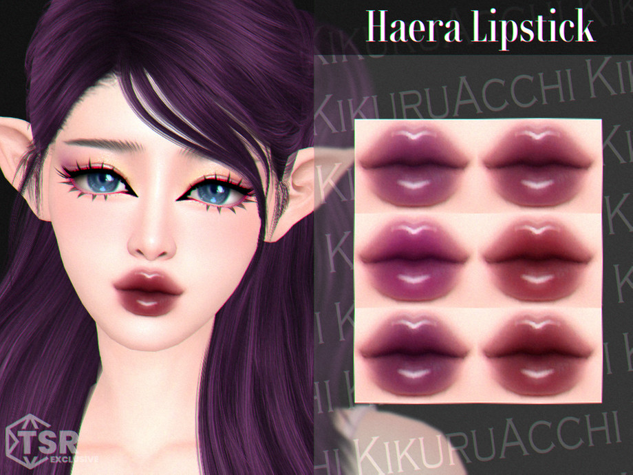 Haera Lipstick для Симс 4. Скачать мод