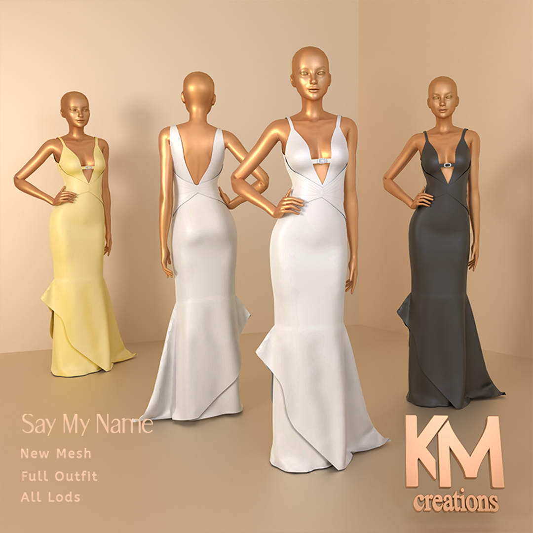 [KM] Say My Name Dress для Симс 4. Скачать мод