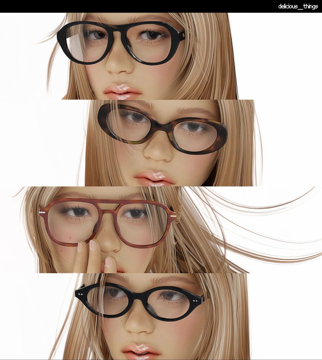 Коллекция очков - blue elephant optical glasses collection для Симс 4. Скачать мод