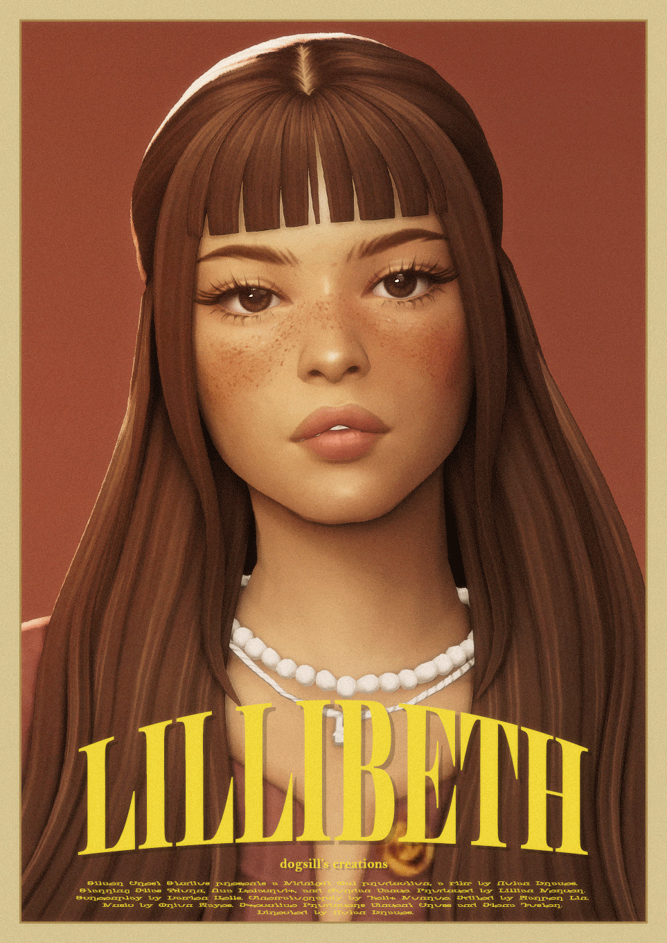 Lillibeth Hair - dogsill для Симс 4. Скачать мод