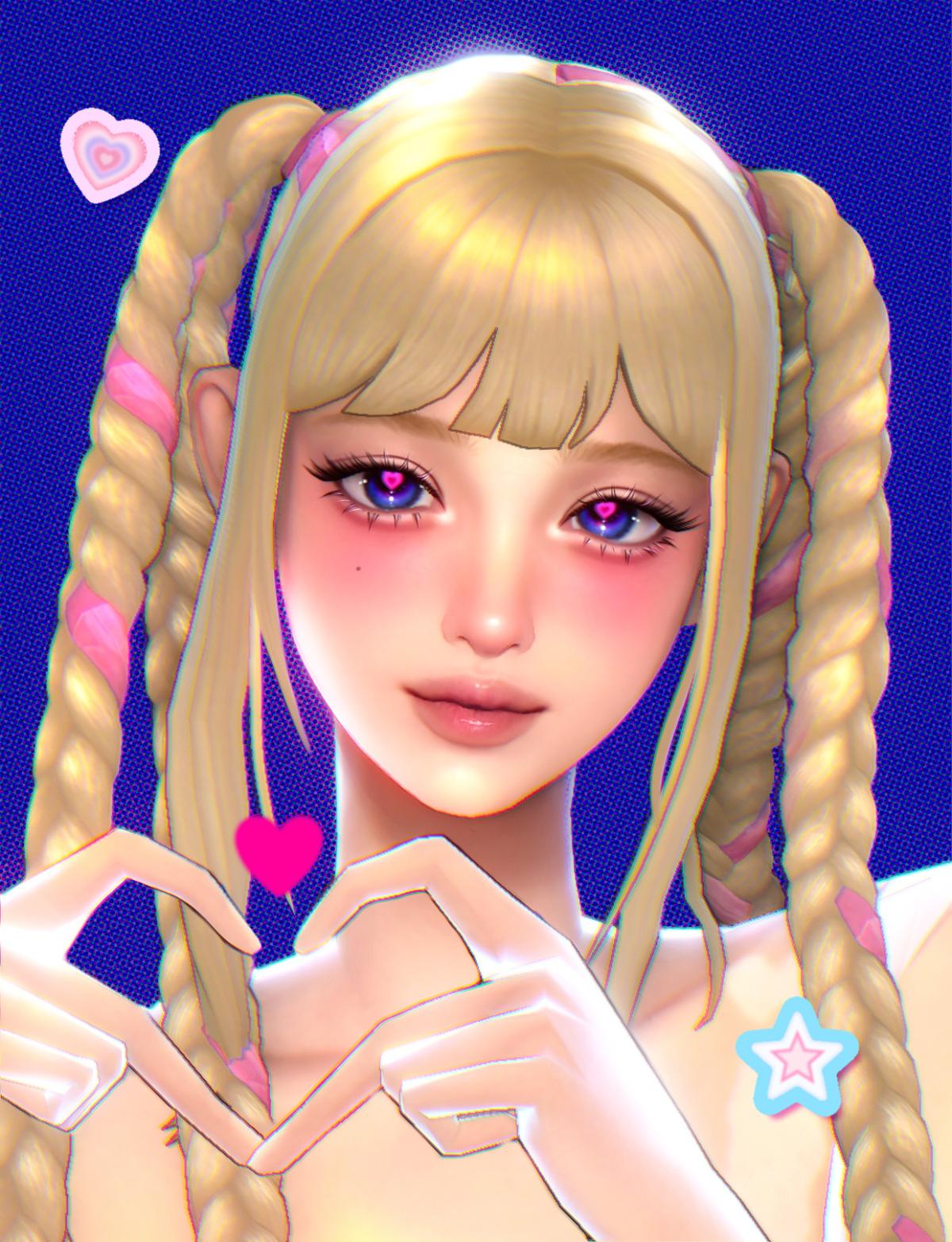 Линзы "N- IDOL EYES" для Симс 4 для Симс 4. Скачать мод