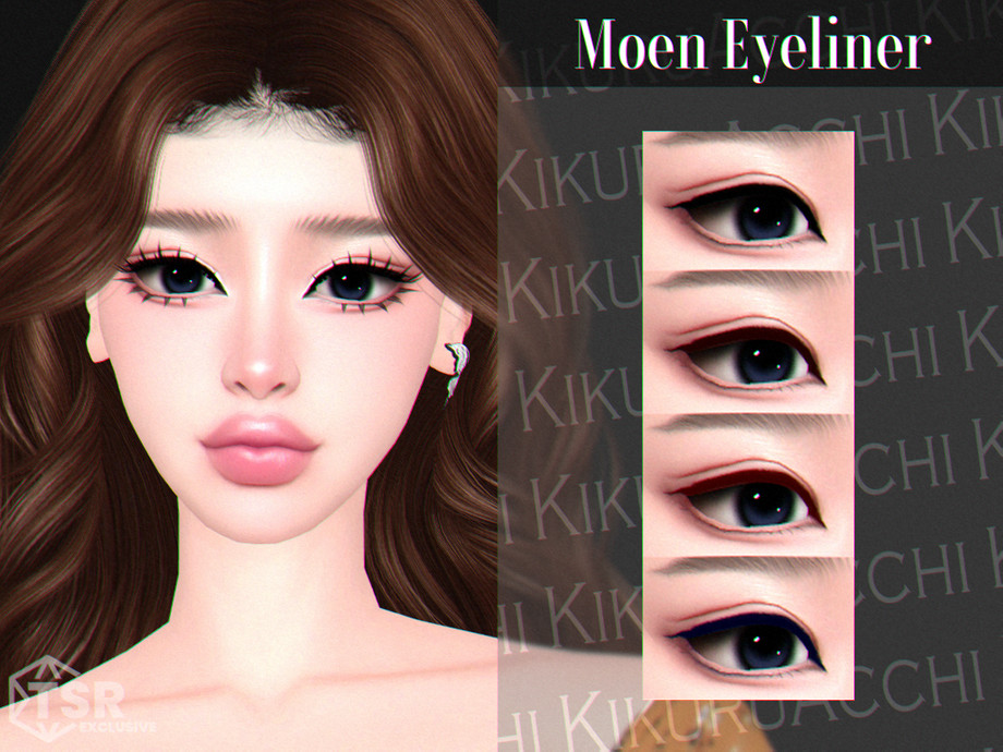 Moen Eyeliner для Симс 4. Скачать мод