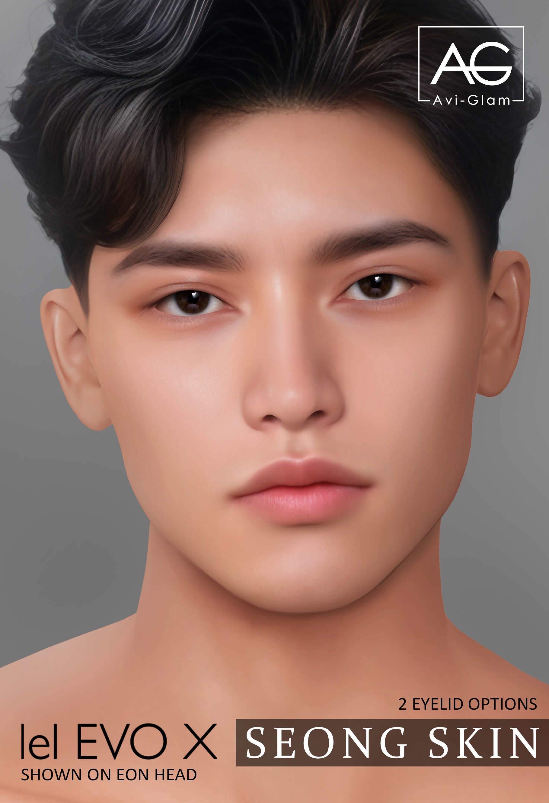 Мужской скинтон - Seong Skin для Симс 4. Скачать мод