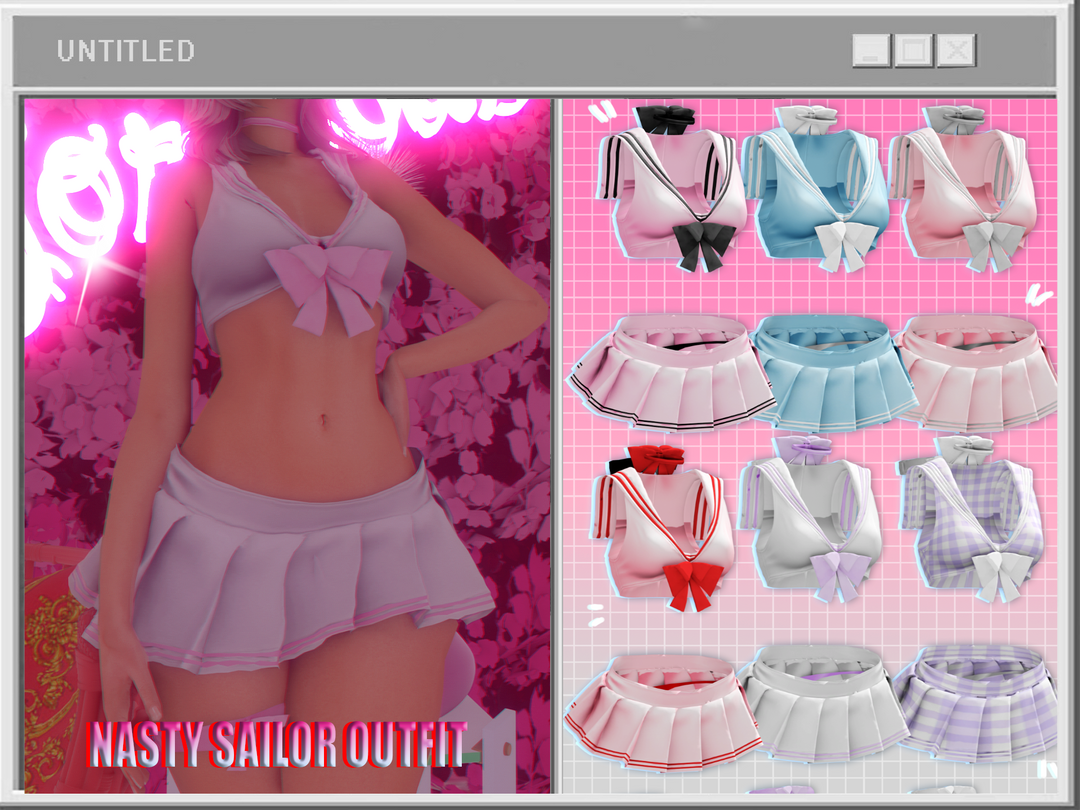 NASTI SAILOR OUTFIT V2 для Симс 4. Скачать мод