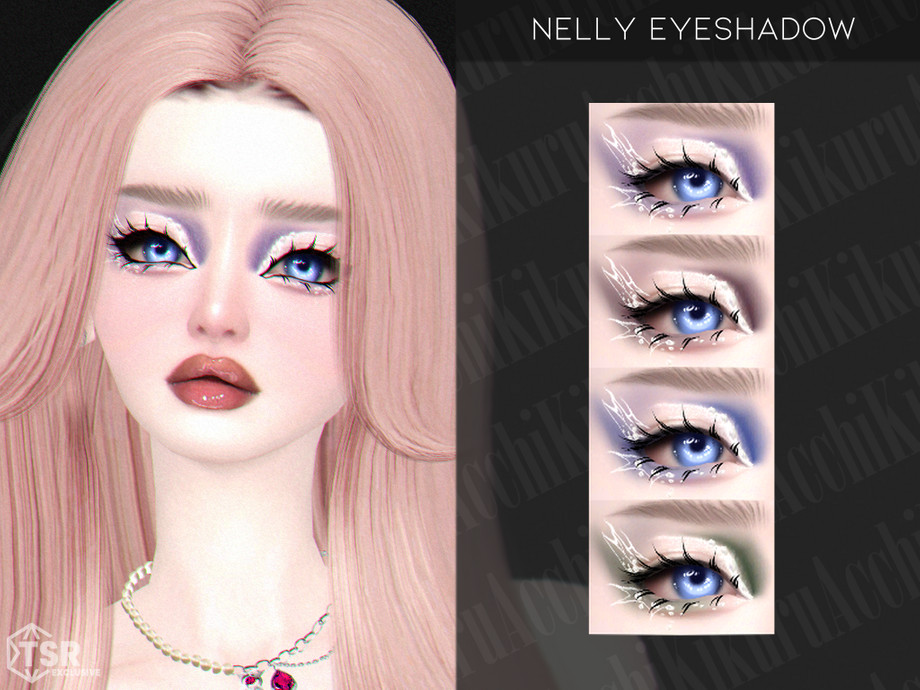 Nelly Eyeshadow для Симс 4. Скачать мод