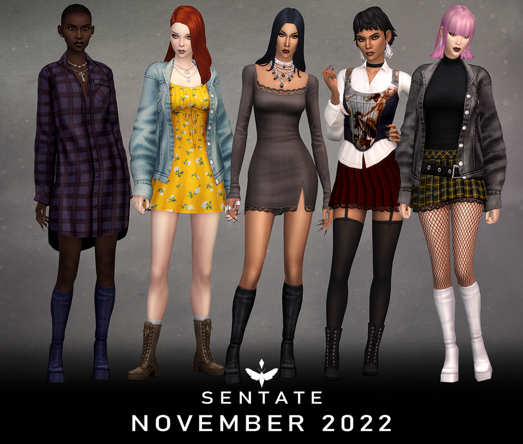 November 2022 Collection для Симс 4. Скачать мод
