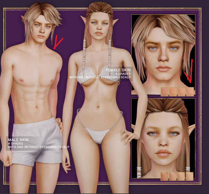 One Of These Days - Triforce Of Lust Hero Skins male для Симс 4. Скачать мод