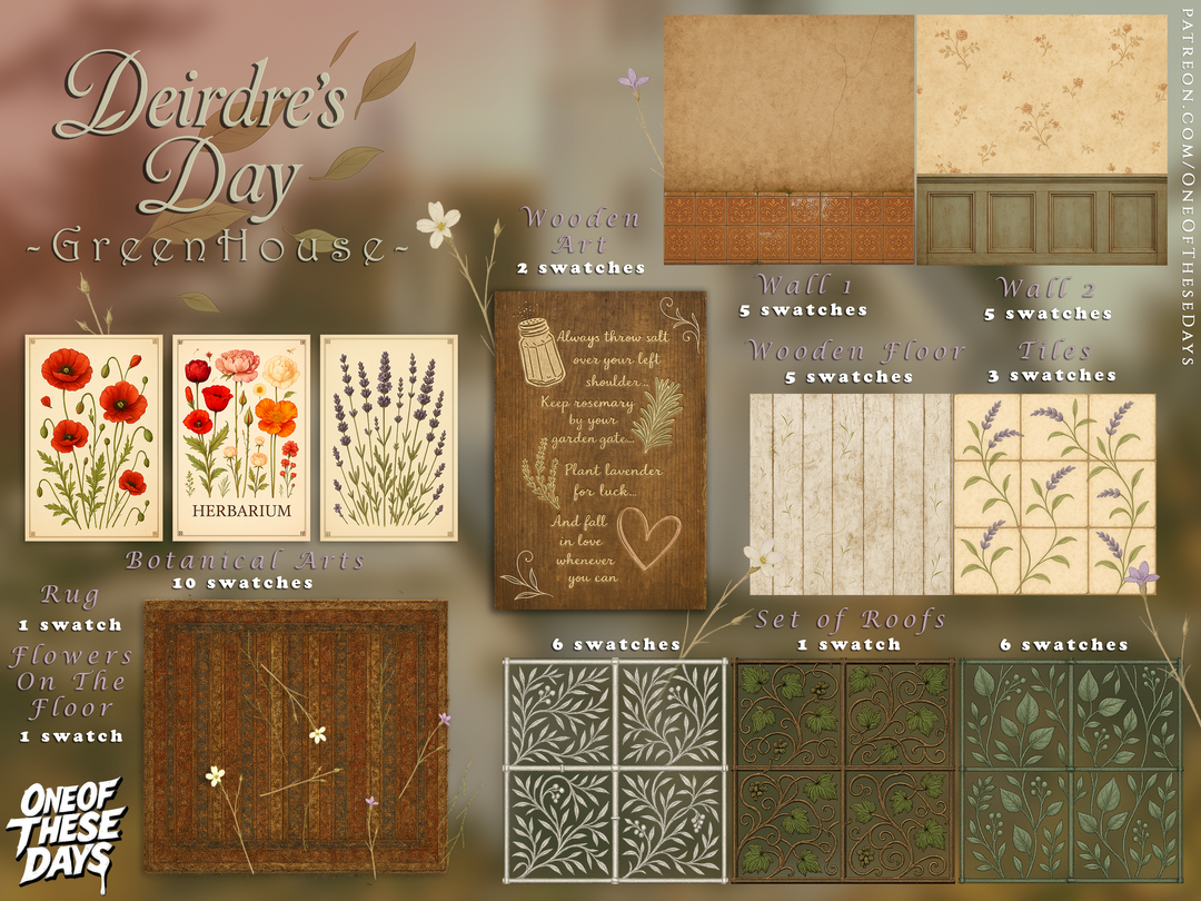 OOTD - BuildBuy - Deirdre's Day PART2 для Симс 4. Скачать мод