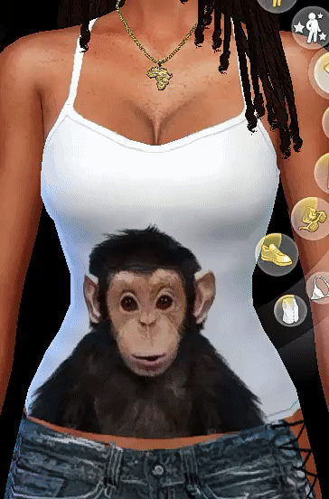 Oriana Top ✂ для Симс 4. Скачать мод