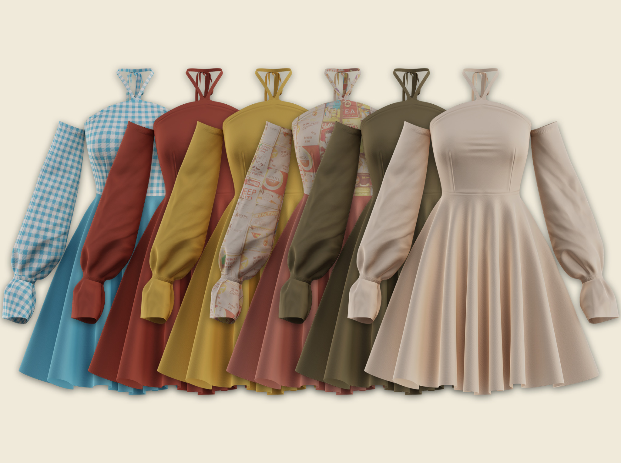 Платье - Isabella dress для Симс 4. Скачать мод