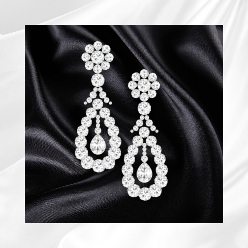 Серьги - Diamond Regal Earrings для Симс 4. Скачать мод
