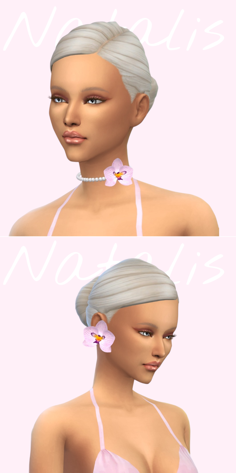 🌺Серьги и чокер - Earrings N29 & Necklace N13 для Симс 4. Скачать мод