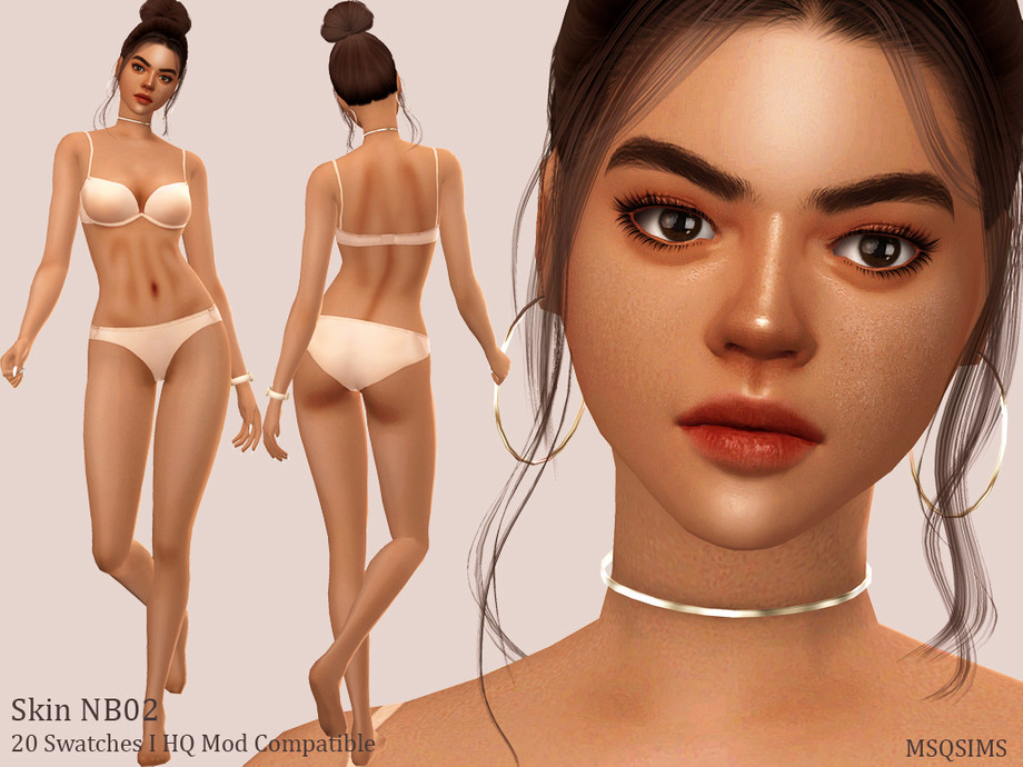 Skin NB02 для Симс 4. Скачать мод