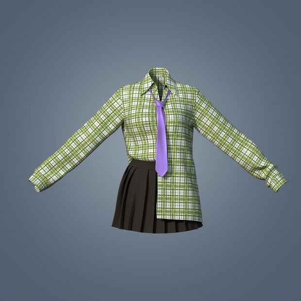 Bailizhi - Long sleeved shirt set для Симс 4. Скачать мод