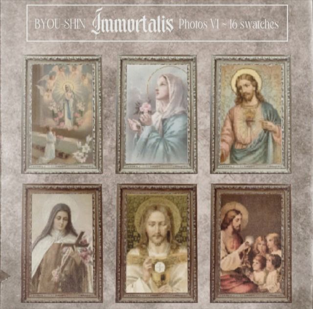 [BYOU-SHIN] Immortalis (Decor Set) для Симс 4. Скачать мод