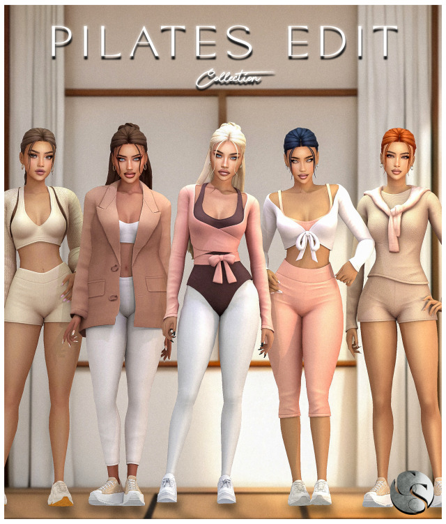 Camuflaje - Pilates Edit Big Collection для Симс 4. Скачать мод