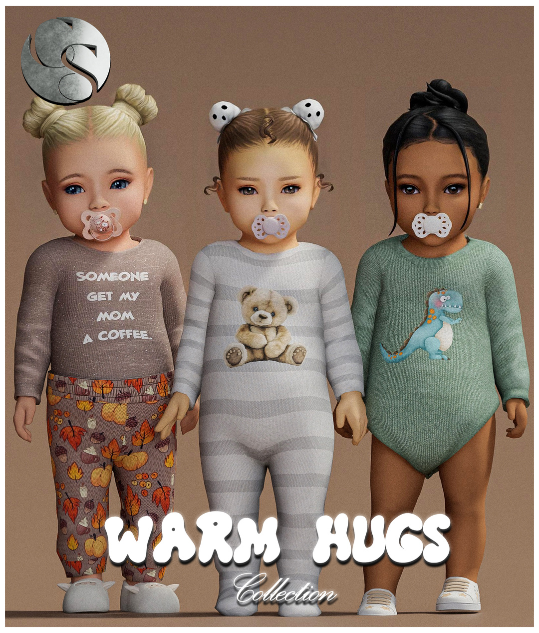 Camuflaje - Warm Hugs Infant Collection  для Симс 4. Скачать мод
