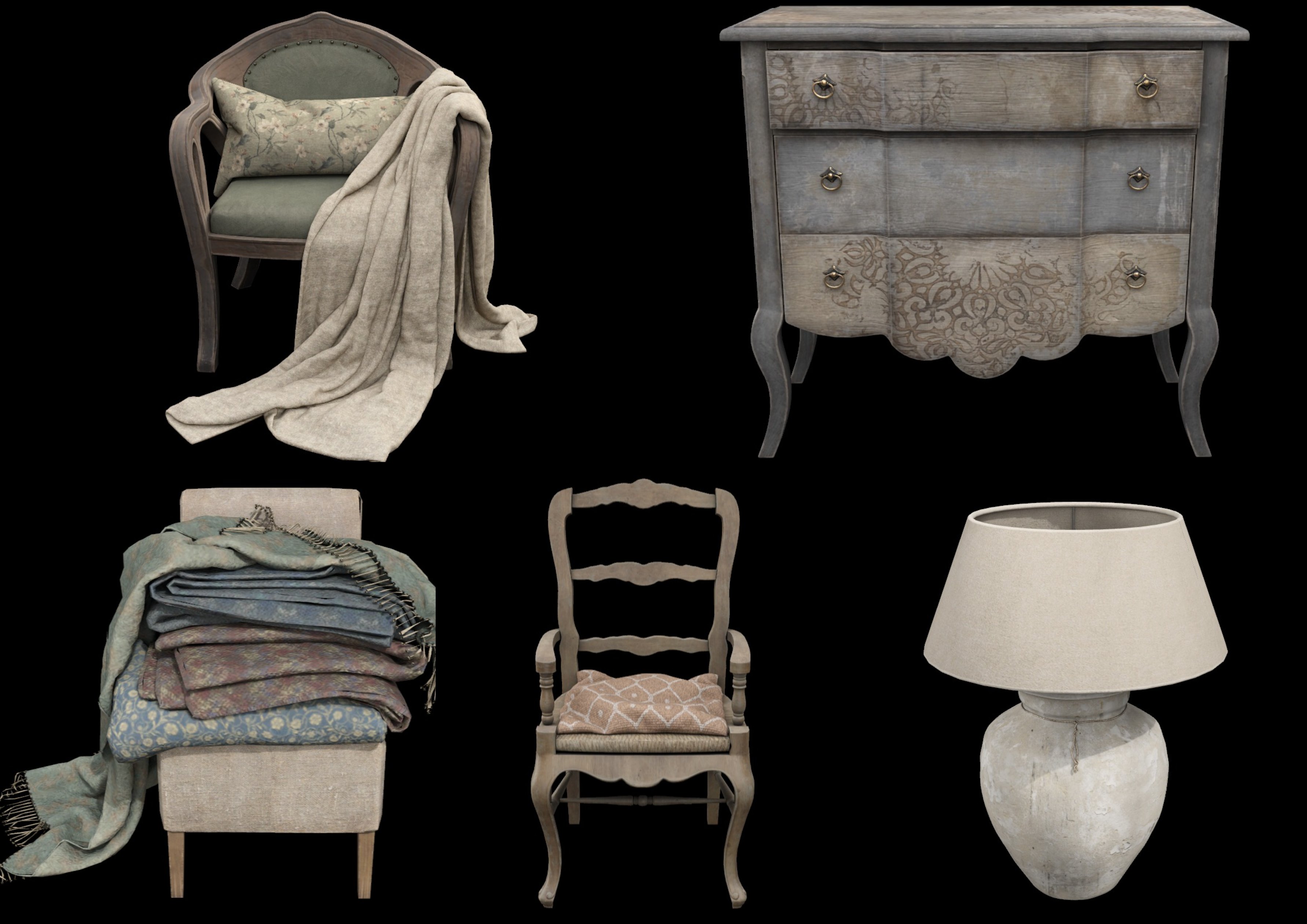 Clutter-Queen - May 2025 Simple Comfort Set для Симс 4. Скачать мод