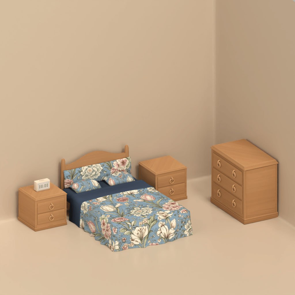 Emdoescc - Vintage Bedroom Set  для Симс 4. Скачать мод