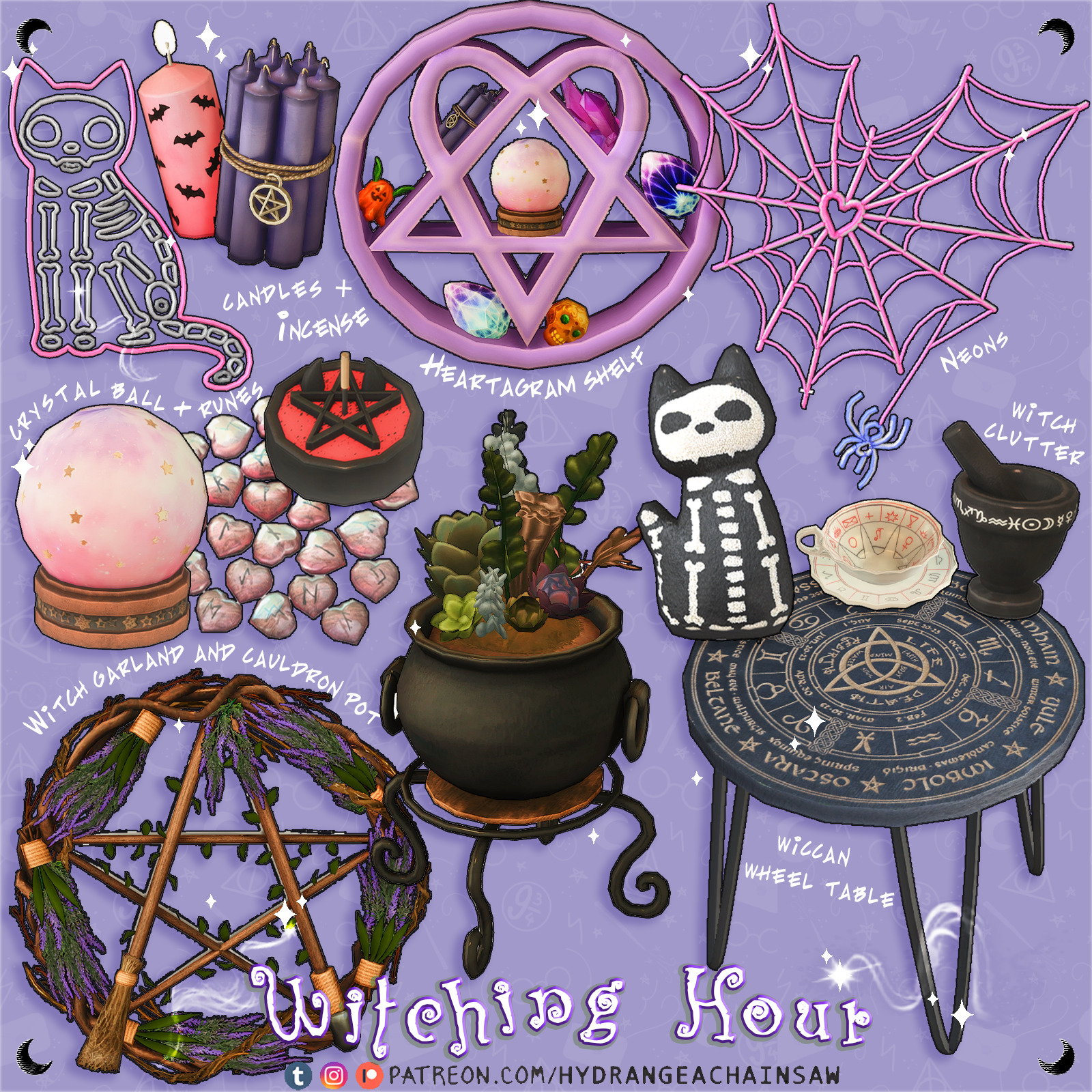 🦇🕷️🎃👻💀Hydrangeachainsaw - Witching Hour🦇🕷️🎃👻💀 для Симс 4. Скачать мод  🦇🕷️🎃👻💀Hydrangeachainsaw - Witching Hour🦇🕷️🎃👻💀 для Симс 4. Скачать мод
