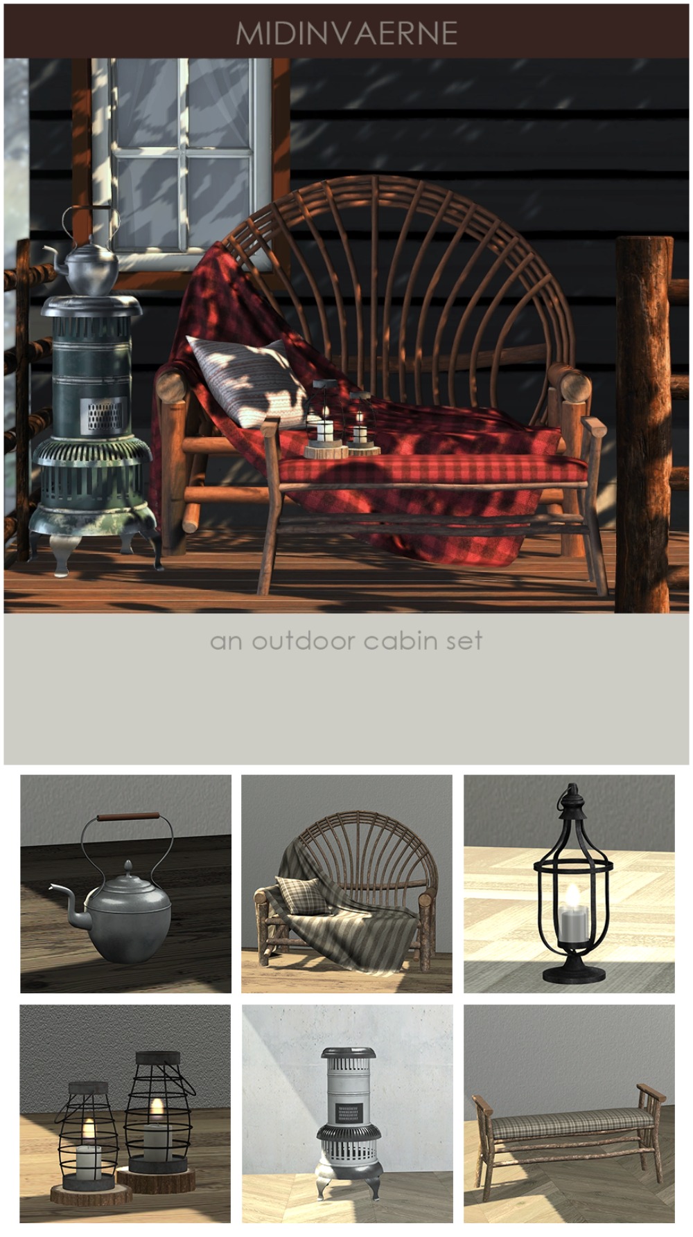 [KHD] Midinváerne Mini Set для Симс 4. Скачать мод