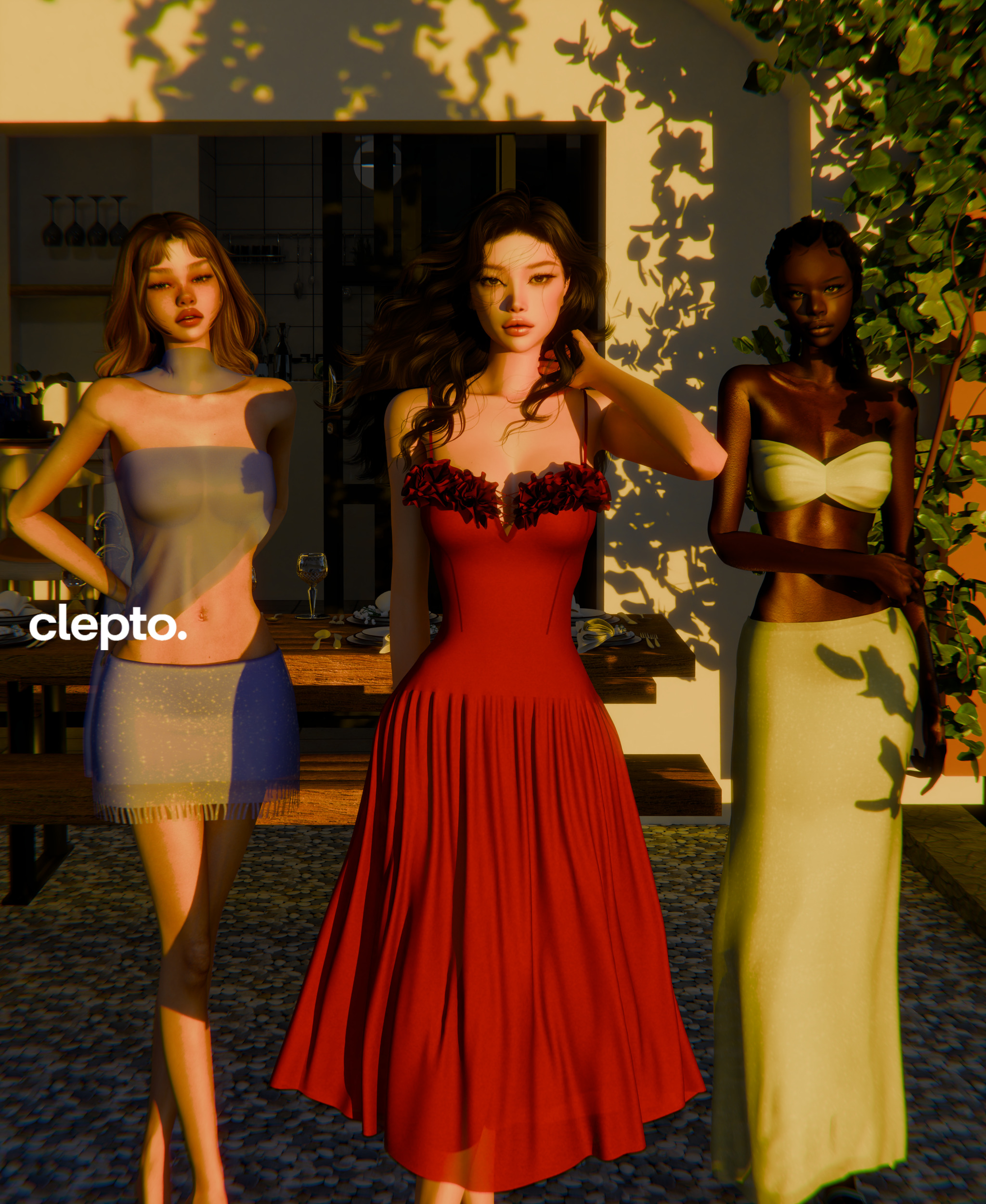 Коллекция женской одежды - Toscana Collection для Симс 4. Скачать мод