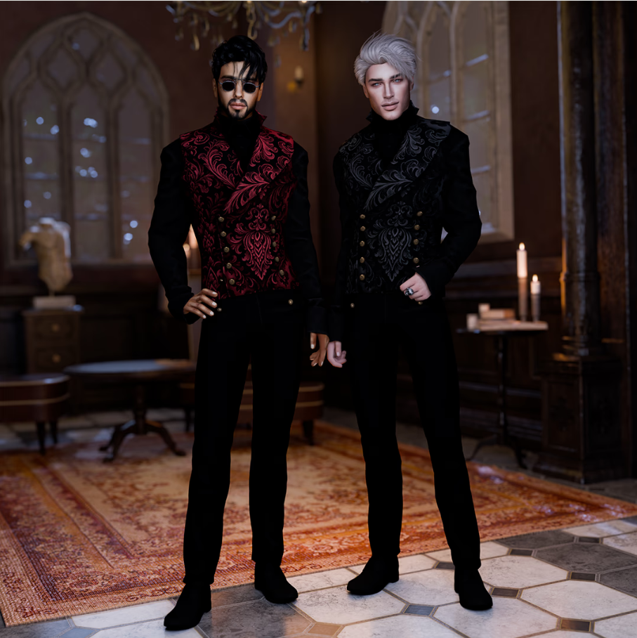 Мужской комплект Midnight Manor - ModCo для Симс 4. Скачать мод  Мужской комплект Midnight Manor - ModCo для Симс 4. Скачать мод