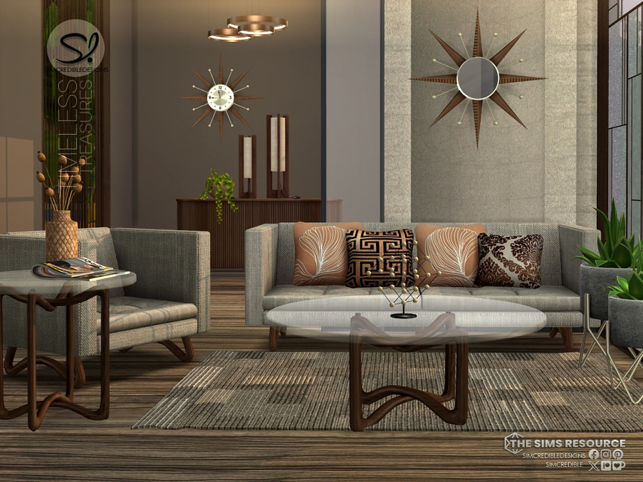 SIMcredible! - Timeless Treasures Seats SET1 для Симс 4. Скачать мод