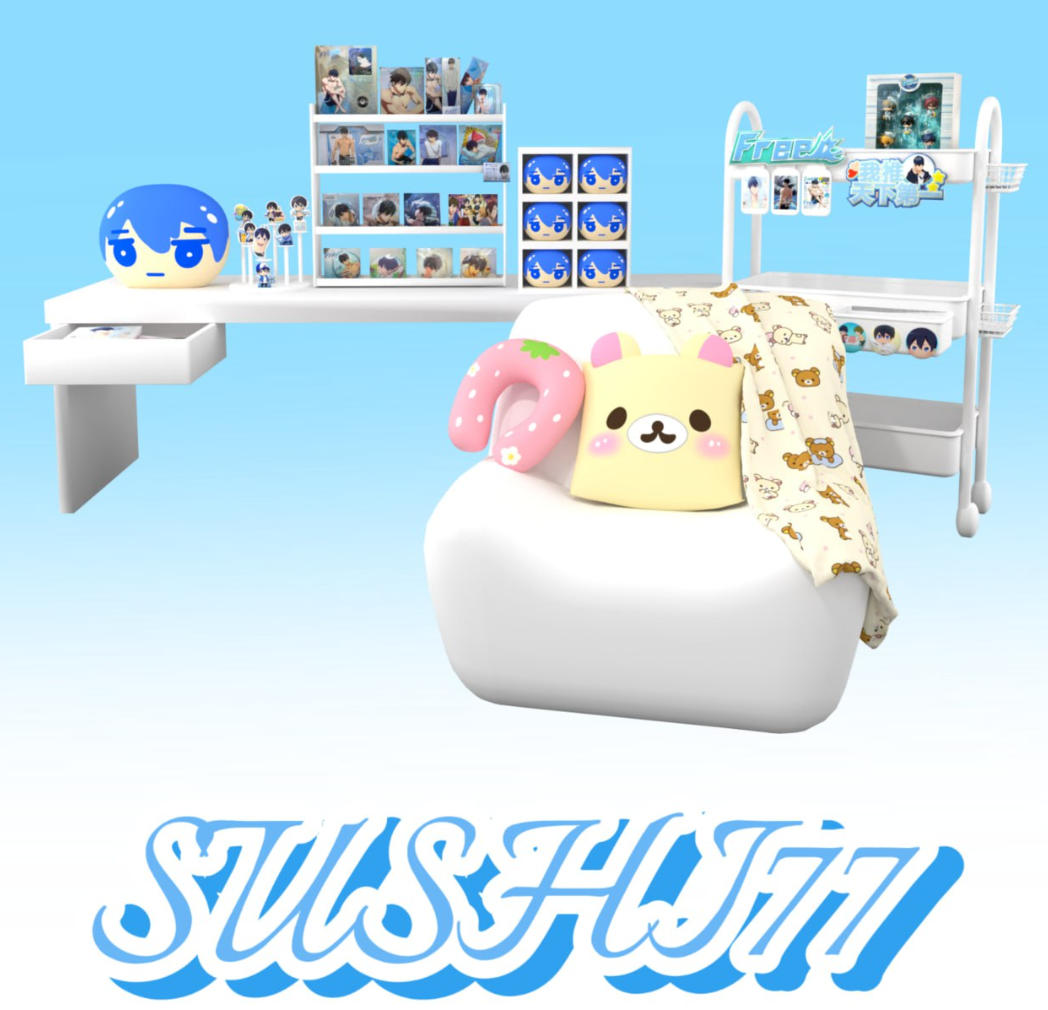 Sushi77 - Computer Desk and Chair Grain Kit для Симс 4. Скачать мод