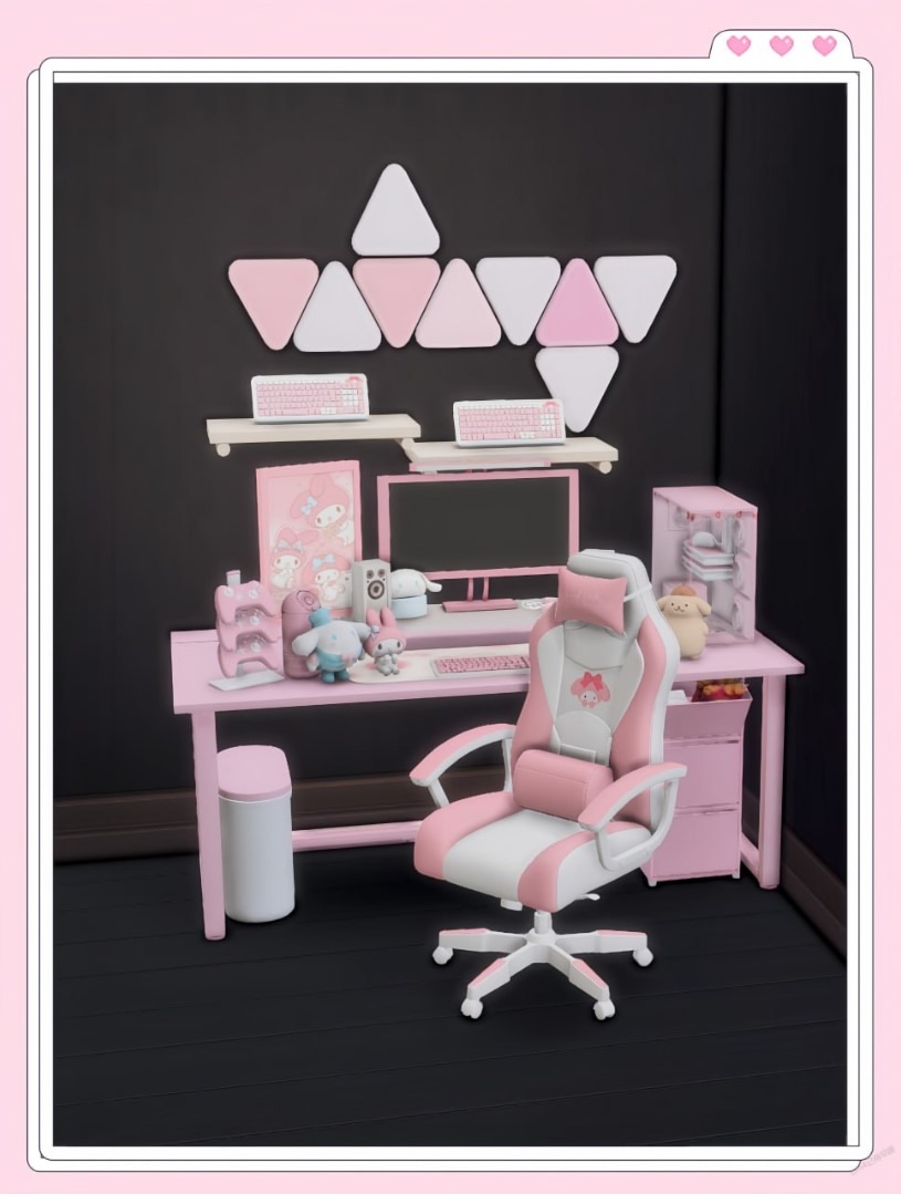 Zaoshui - Sanrio Gaming Set для Симс 4. Скачать мод