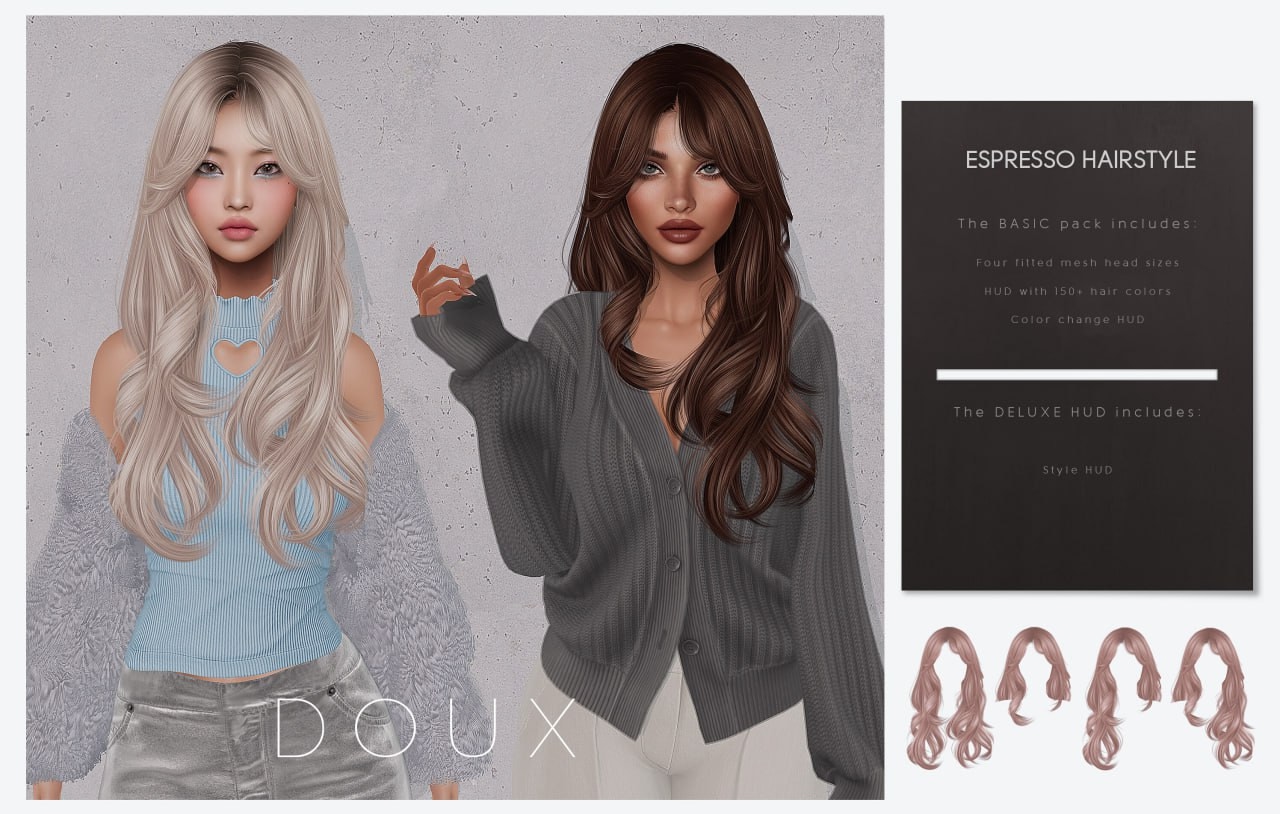 Женская прическа - Espresso Hairstyle (V3, V4) для Симс 4. Скачать мод