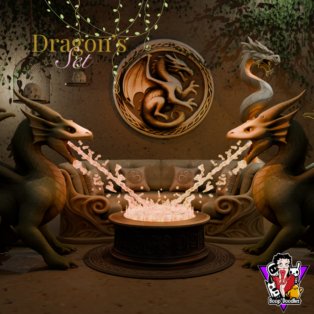 ♛Dragon Set - BoopDoodles♛ для Симс 4. Скачать мод Картинка мода