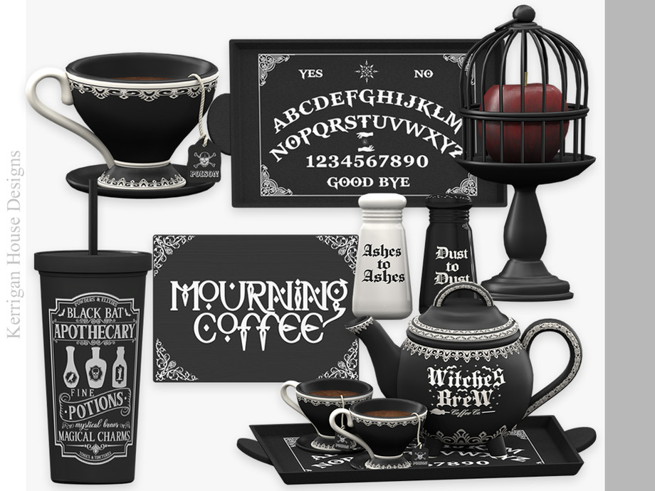 kerriganhouse - Hex Decor для Симс 4. Скачать мод