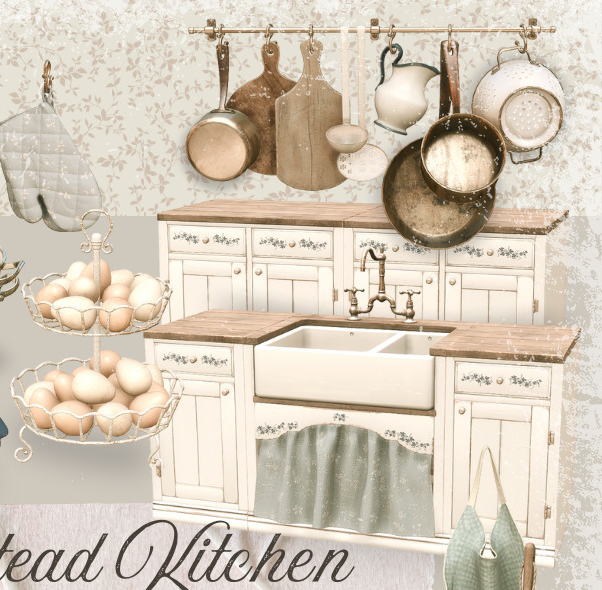 Silverlinings - Homestead Kitchen Part 2 для Симс 4. Скачать мод Картинка мода