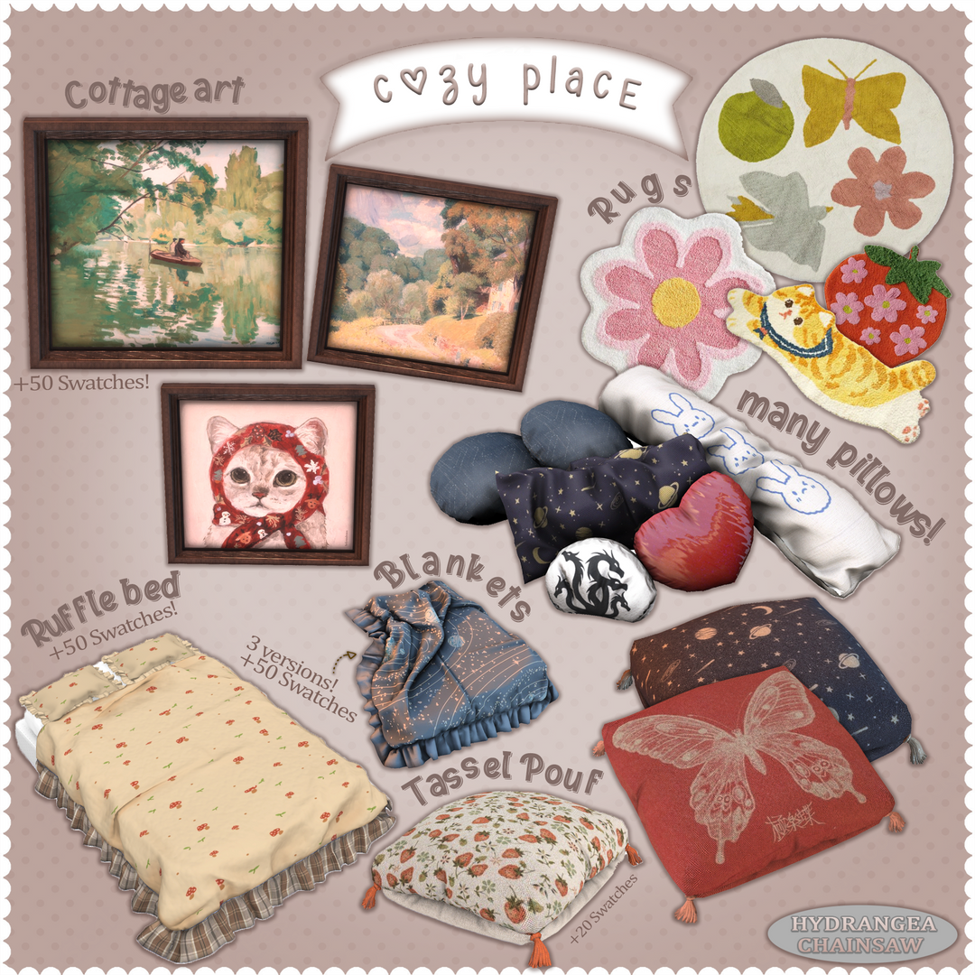 Cozy Set - HYDRA TS4 Часть 2 для Симс 4. Скачать мод Картинка мода
