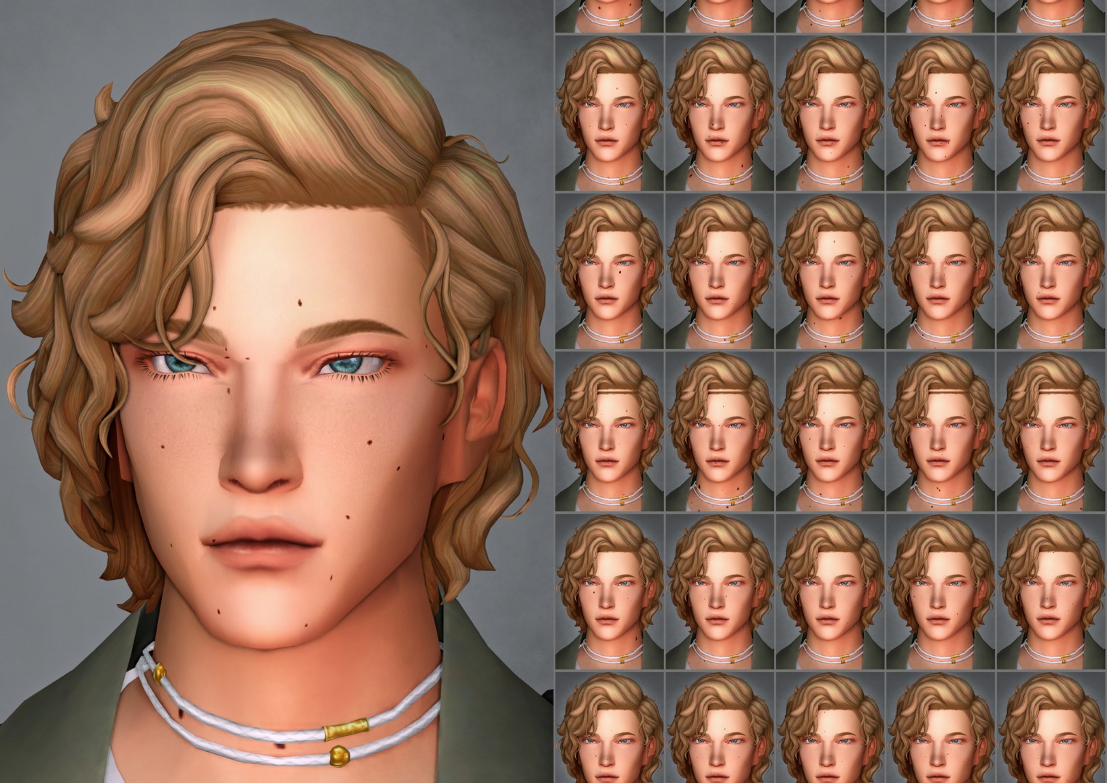 Коллекция родинок - Moles "Drimiopsis" V1 Jarride для Симс 4. Скачать мод Картинка мода