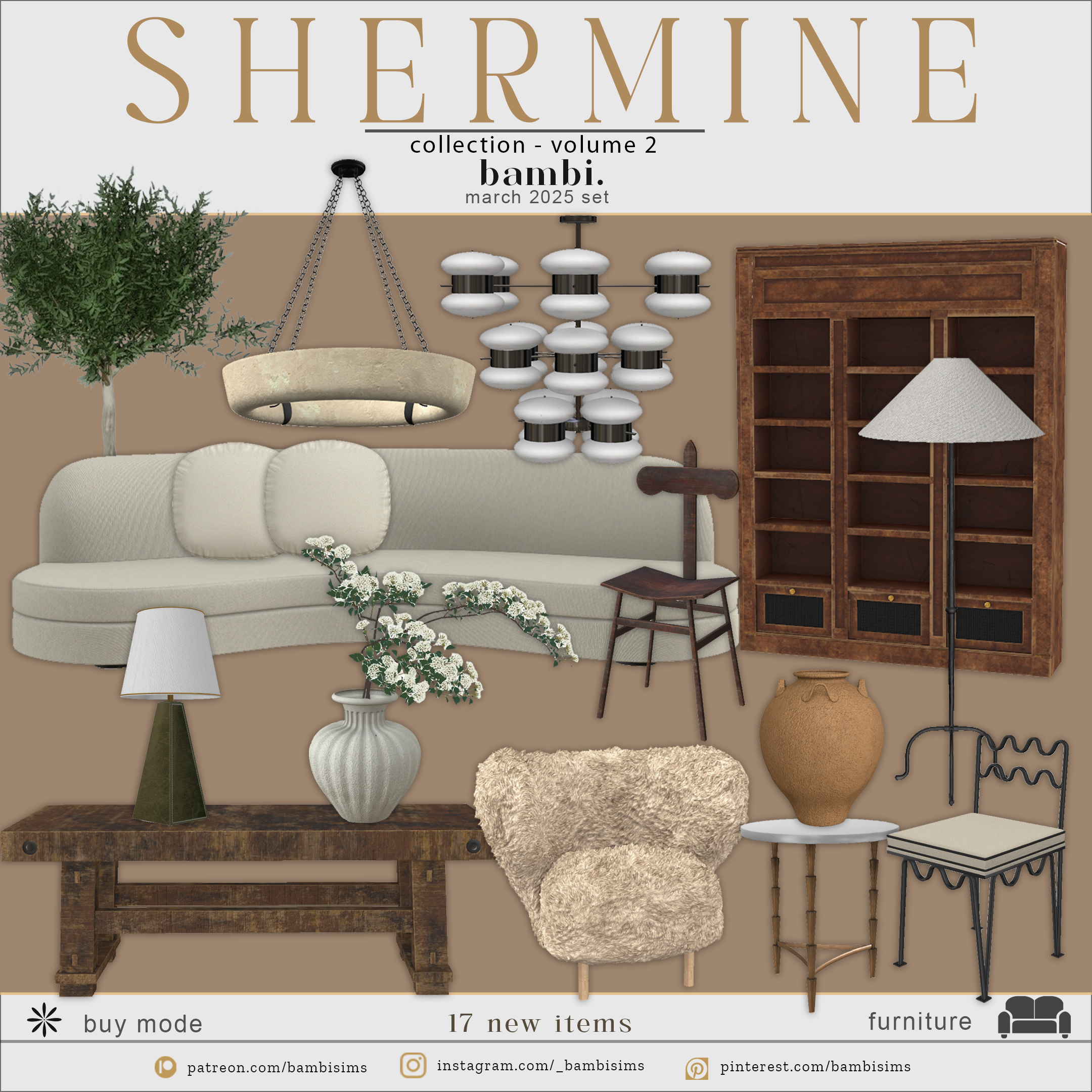 Shermine collection vol.2 (Часть 2) для Симс 4. Скачать мод Картинка мода