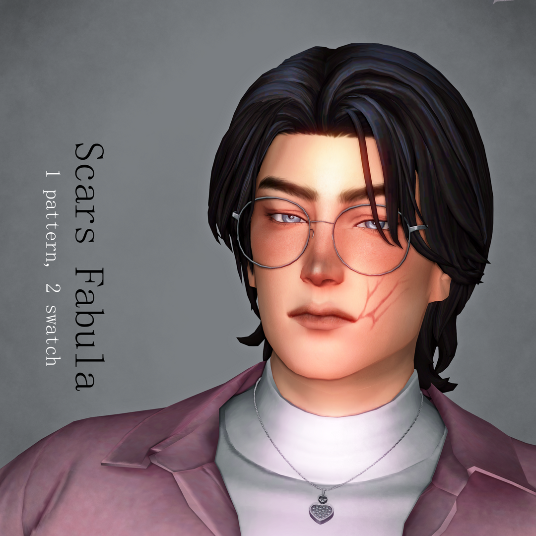 Шрам - Scars "Fabula" Creator Jarride для Симс 4. Скачать мод Картинка мода