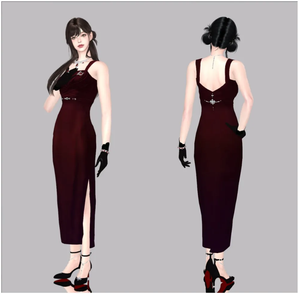 SYYYY - Love and Deepspace - MC - 2.0 Main Story Dress для Симс 4. Скачать мод Картинка мода