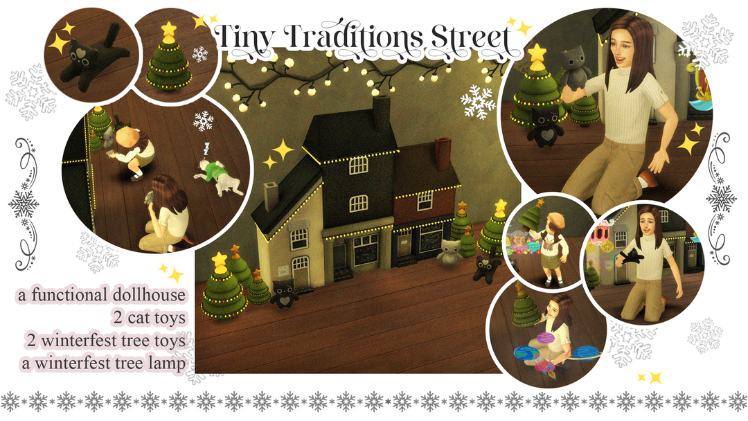 Tamsie - Tiny Traditions Street для Симс 4. Скачать мод Картинка мода