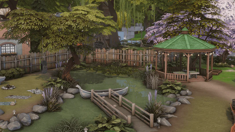 Realistic Magnolia Blossom Park