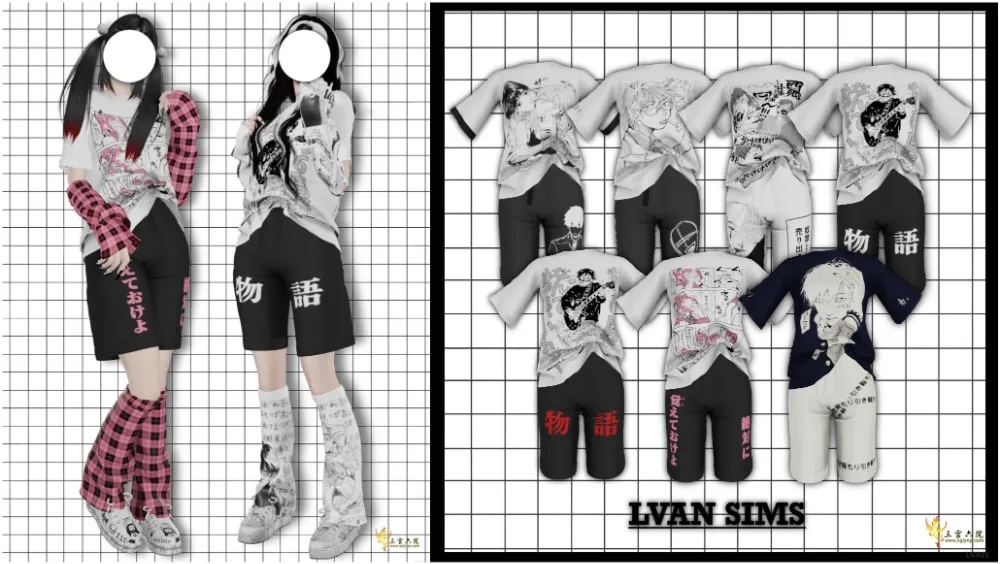 【LVAN】 20230518 Set - 3 pcs. для Симс 4. Скачать мод Картинка мода