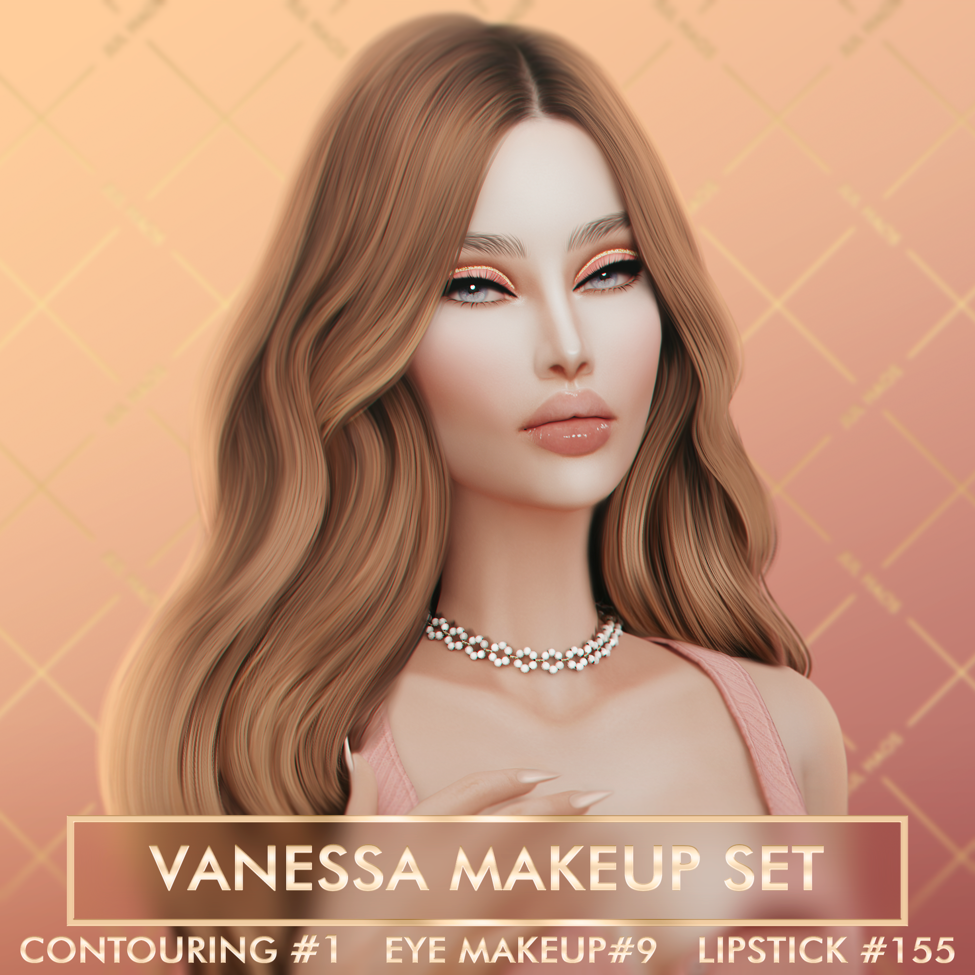 julhaos -Vanessa Makeup Set- для Симс 4. Скачать мод Картинка мода