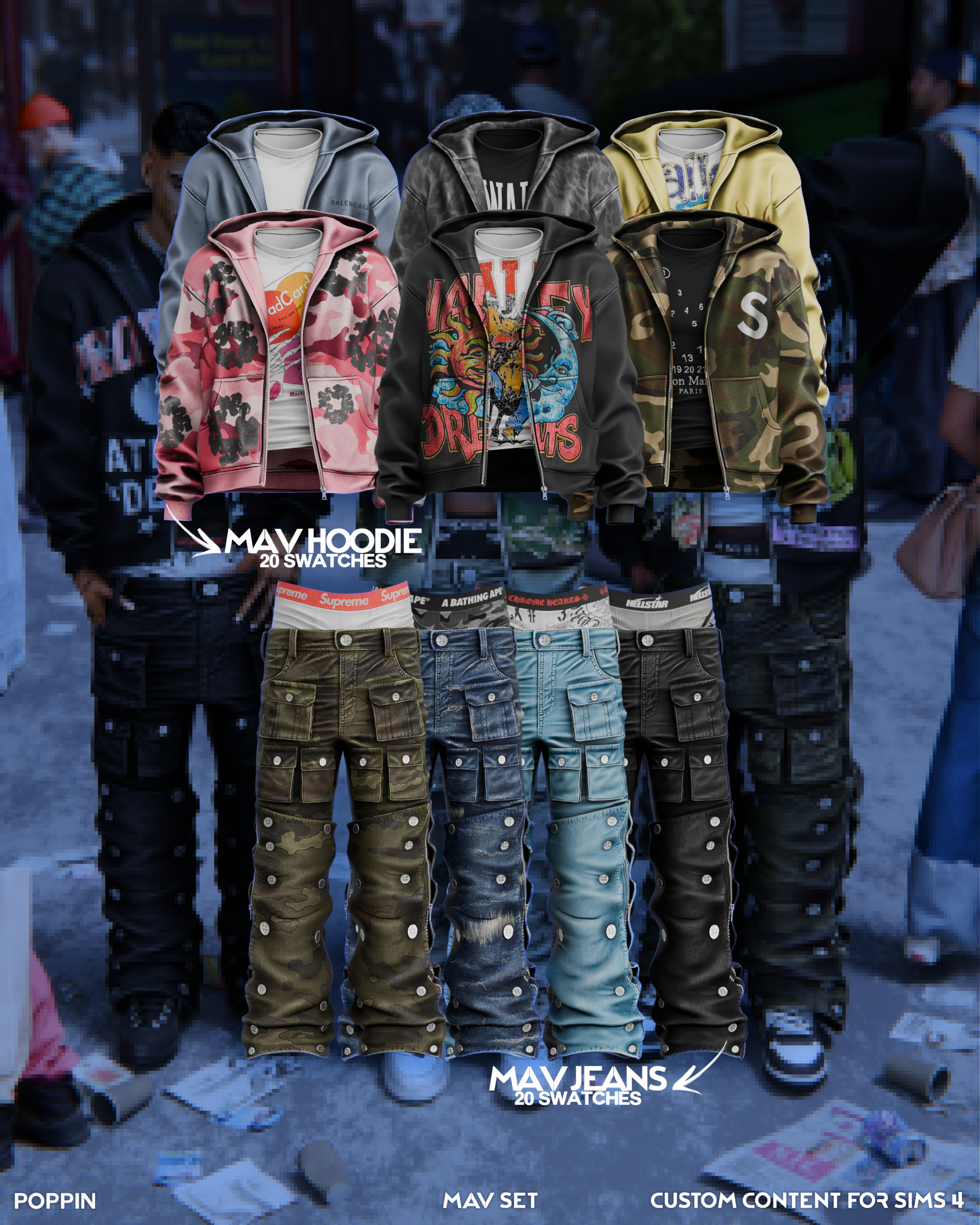 MAV SET для Симс 4. Скачать мод Картинка мода