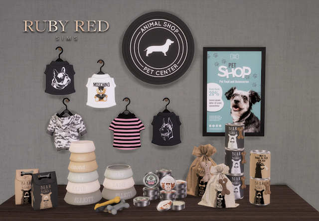 RubyRed - Pet Shop Supplies "Зоомагазин" для Sims 4 ♡ для Симс 4. Скачать мод Картинка мода