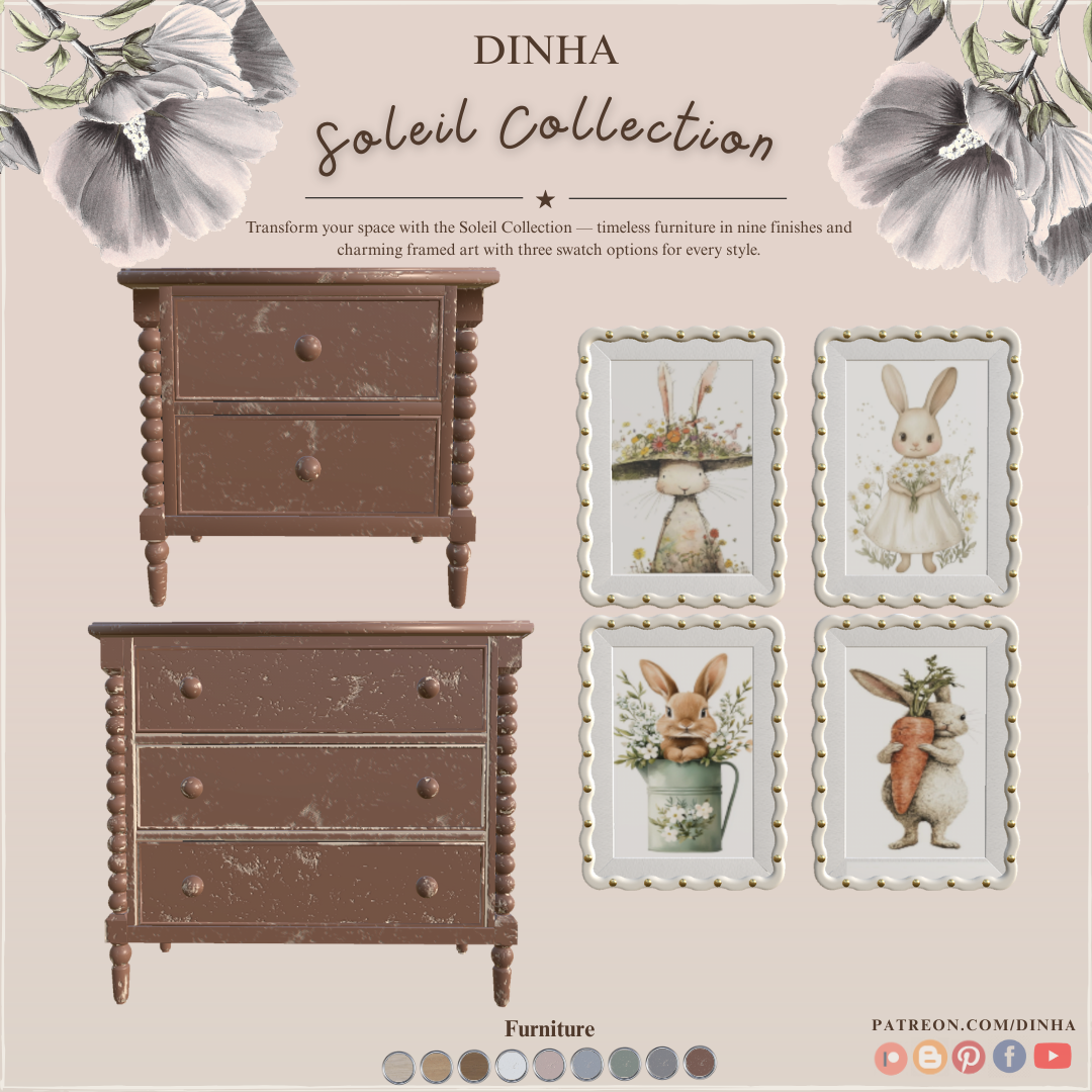 Soleil Collection для Симс 4. Скачать мод Картинка мода