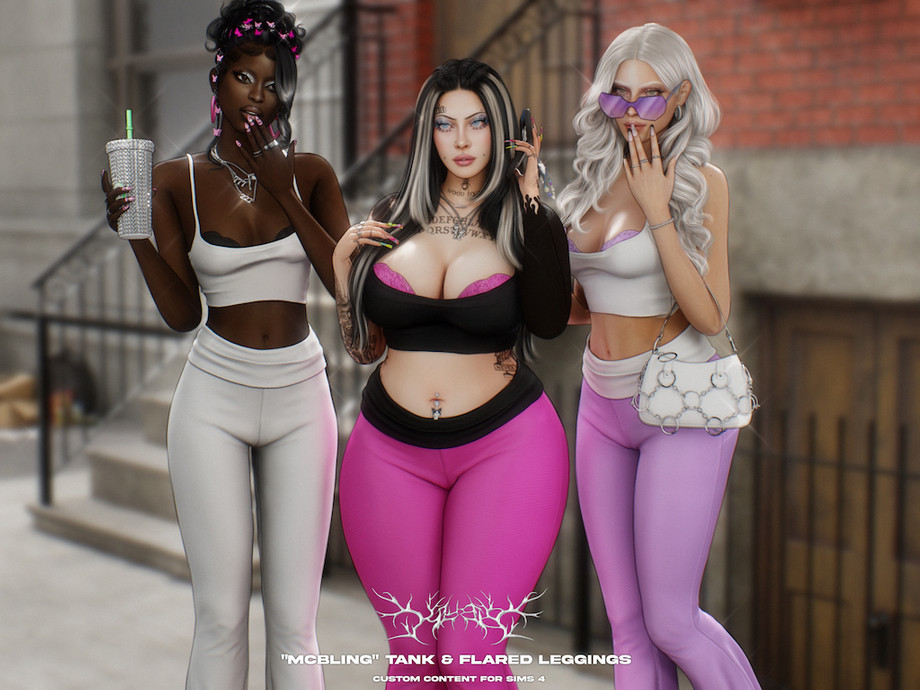 VentaStudio - Klubb - McBling Set (Patreon Exclusive) для Симс 4. Скачать мод Картинка мода