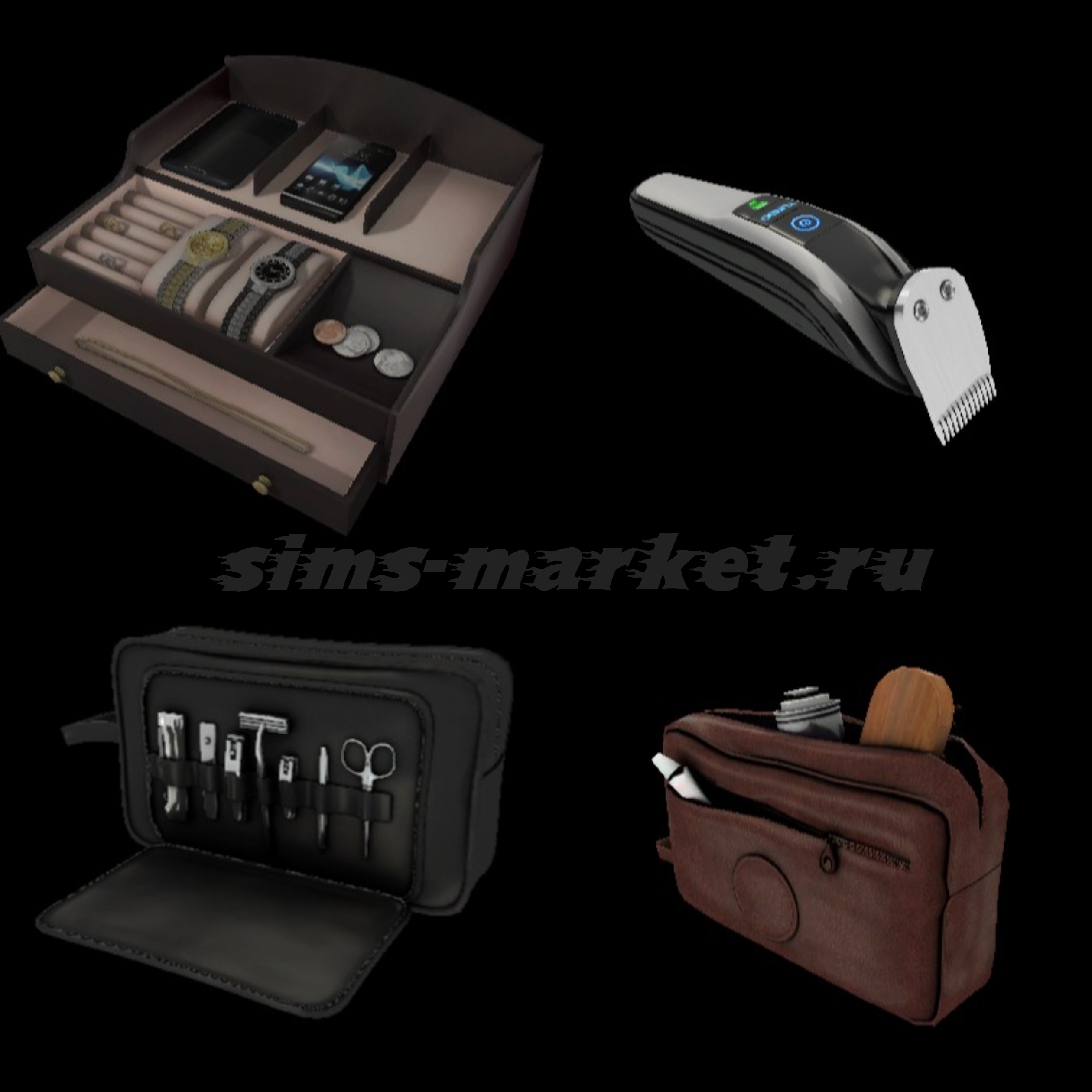 David Heather - Toiletry Style для Симс 4. Скачать мод Картинка мода