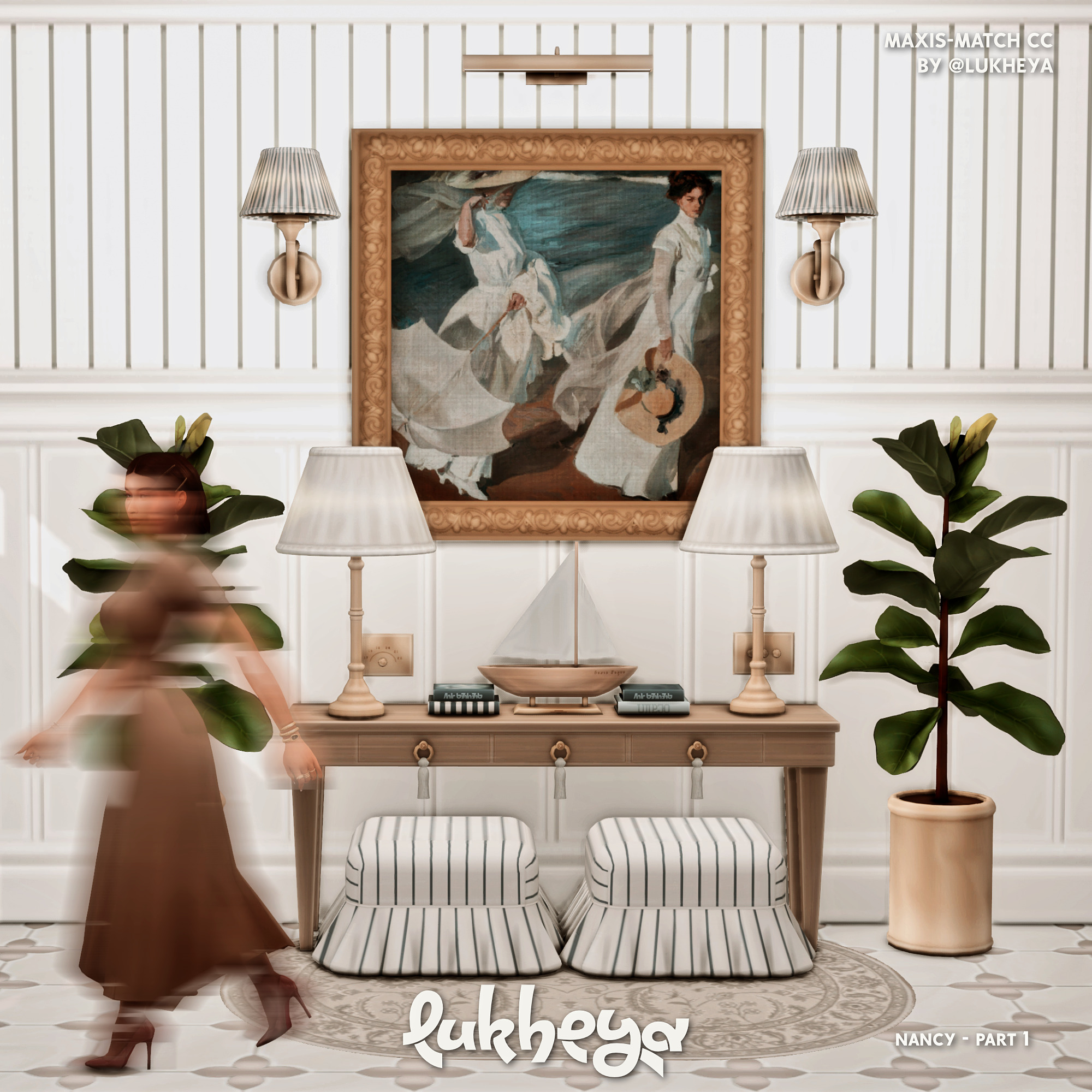 NANCY Part 1 - Entryway для Симс 4. Скачать мод Картинка мода