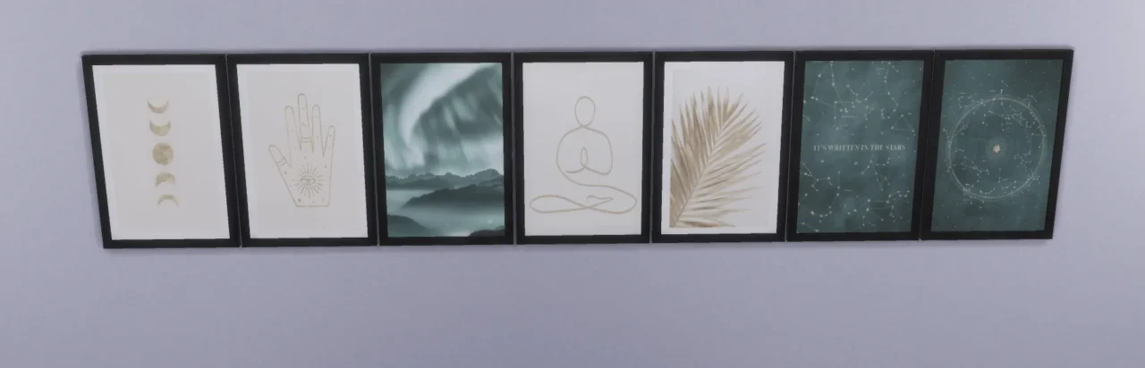 Wall Art 14 - Gold & Green